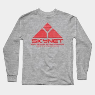 Skynet Logo Worn Lts Long Sleeve T-Shirt